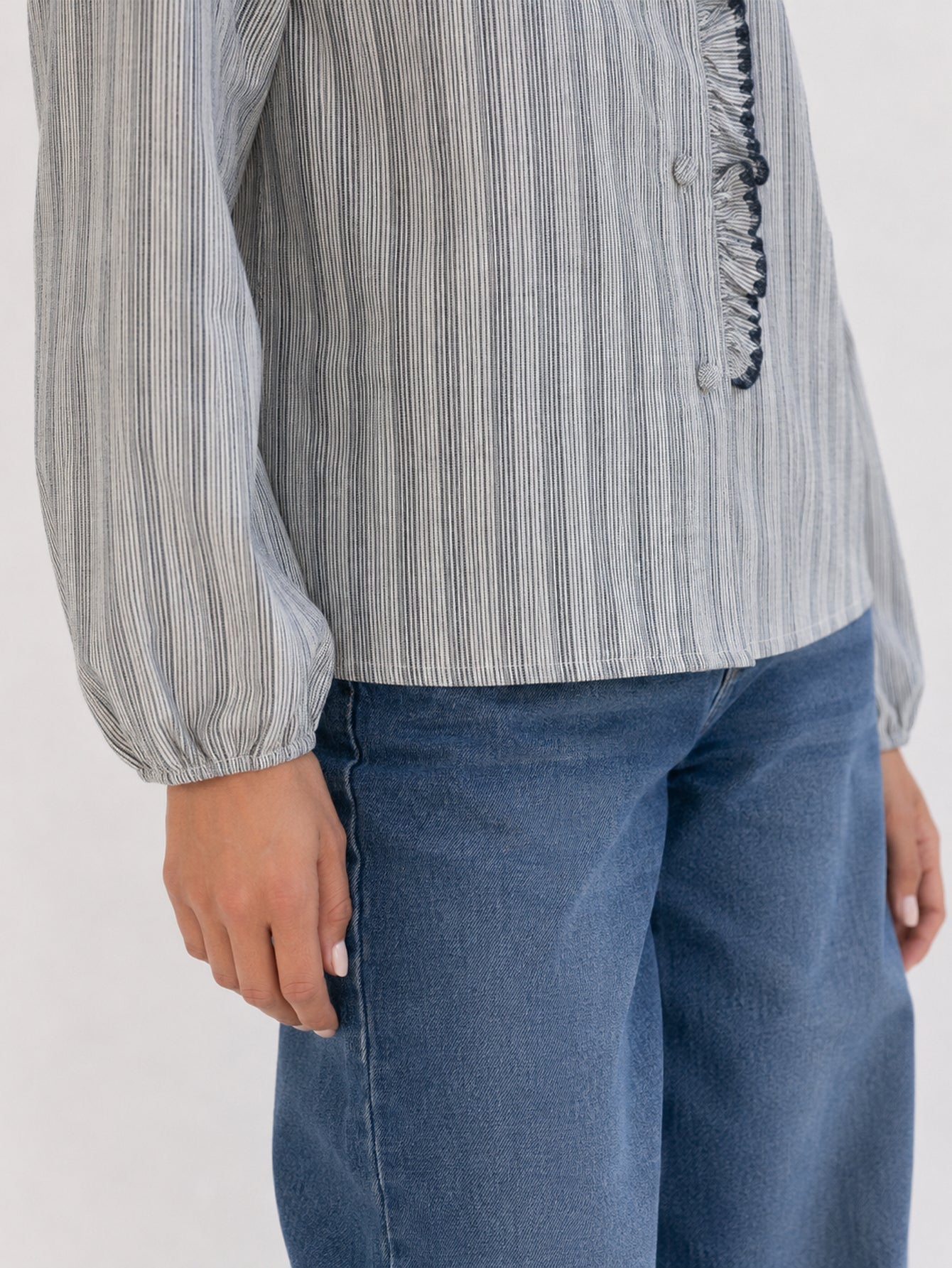 chemise texturée pour femme vue 13