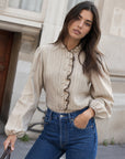 chemise texturée pour femme vue 07