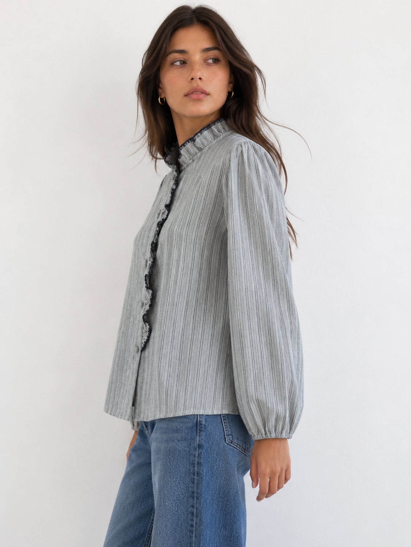 chemise texturée pour femme vue 09