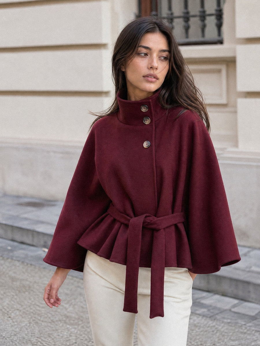 Cape bordeaux face extérieure