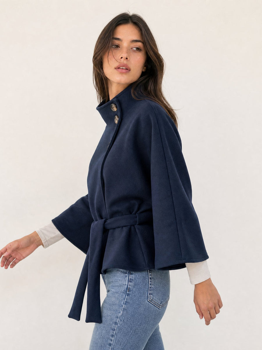 Cape bleu nuit profil