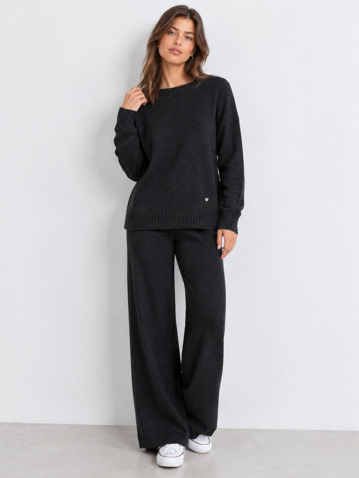 Ensemble en maille noir