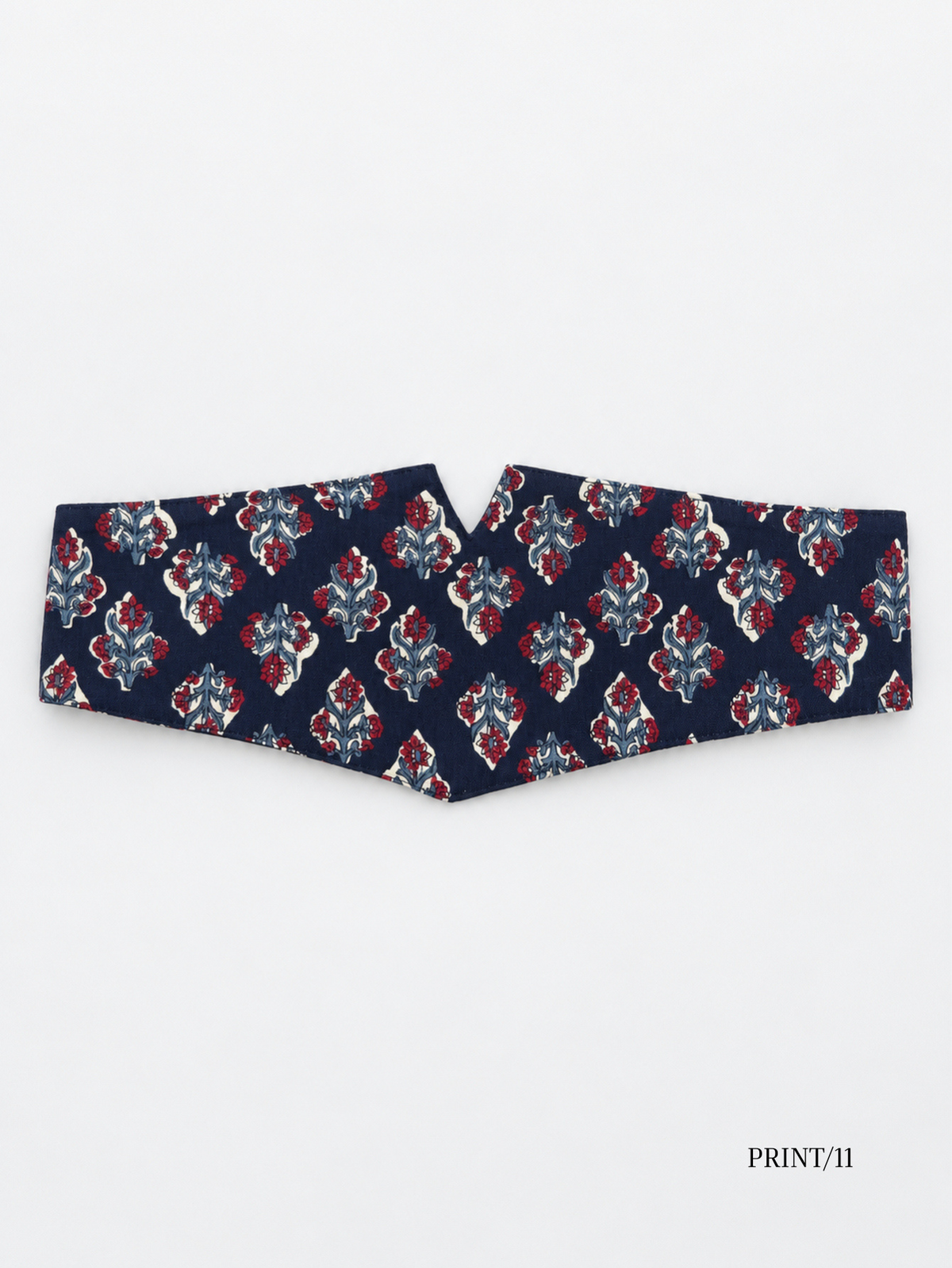 Ceinture obi imprimée marine