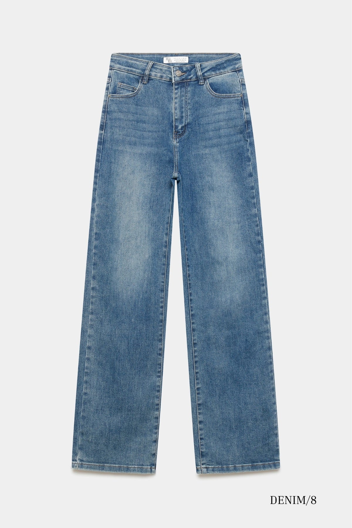 Jean wide leg gris packshot face