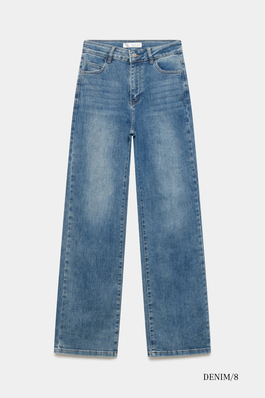 Jean wide leg gris packshot face