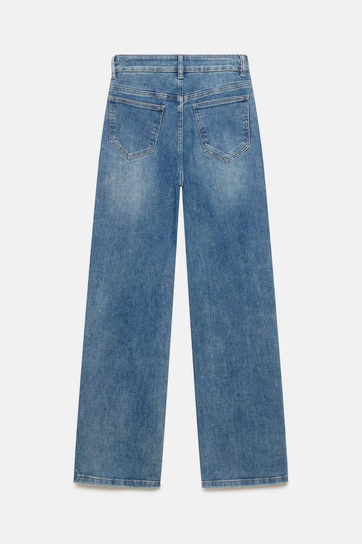 Jean wide leg bleu clair packshot face