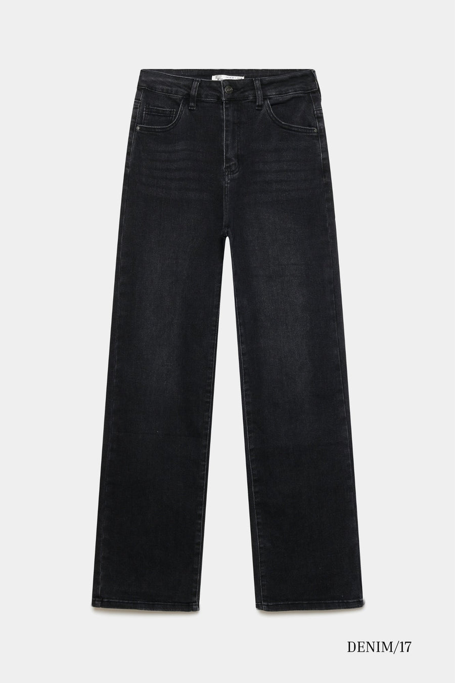 Jean wide leg bleu clair packshot dos