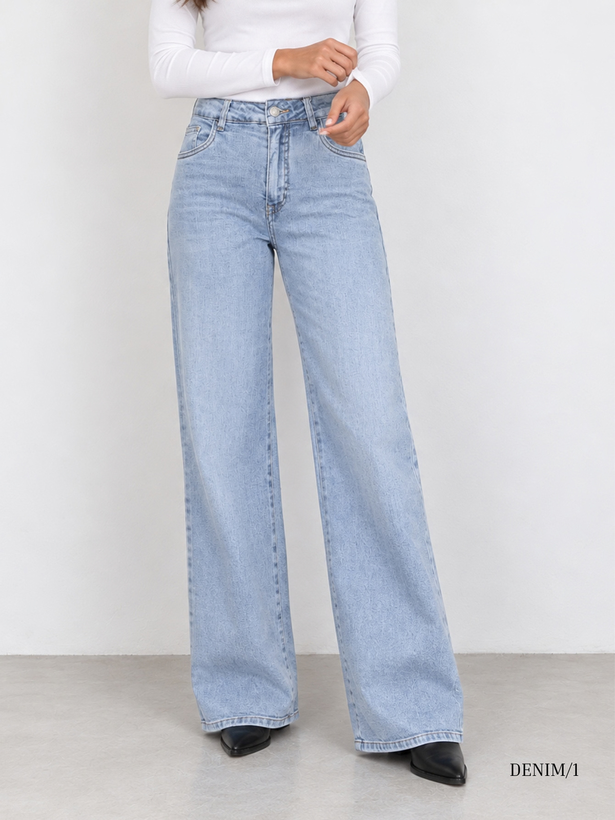 jean en denim pour femme vue 10