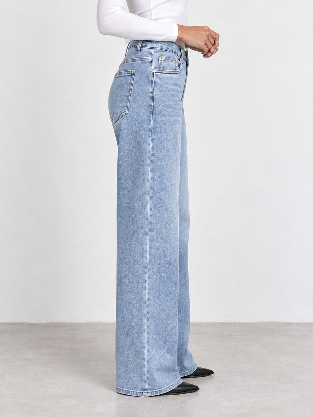 jean en denim pour femme vue 11