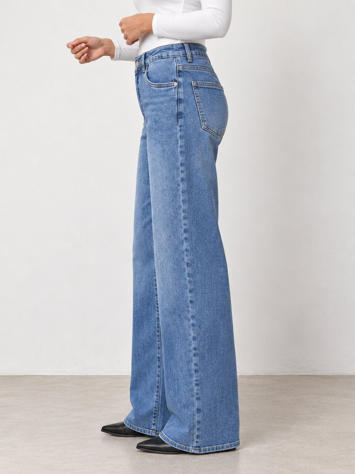 jean en denim pour femme vue 17