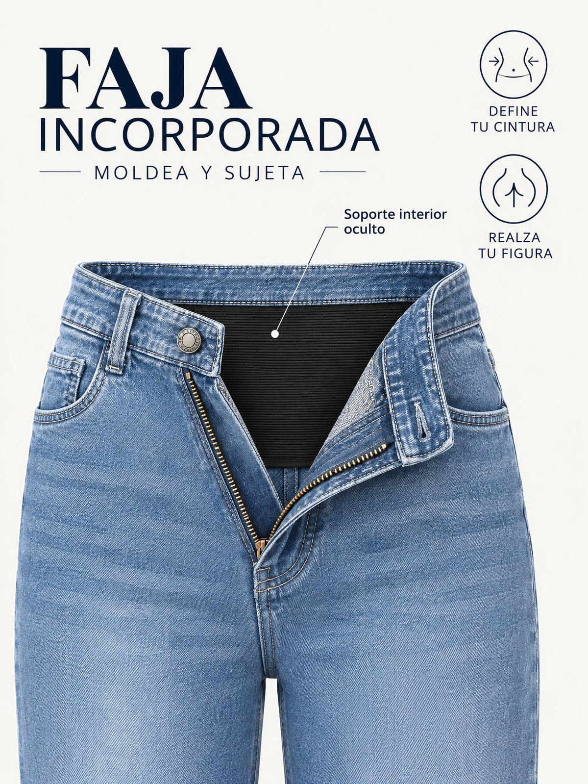 jean en denim pour femme vue 03