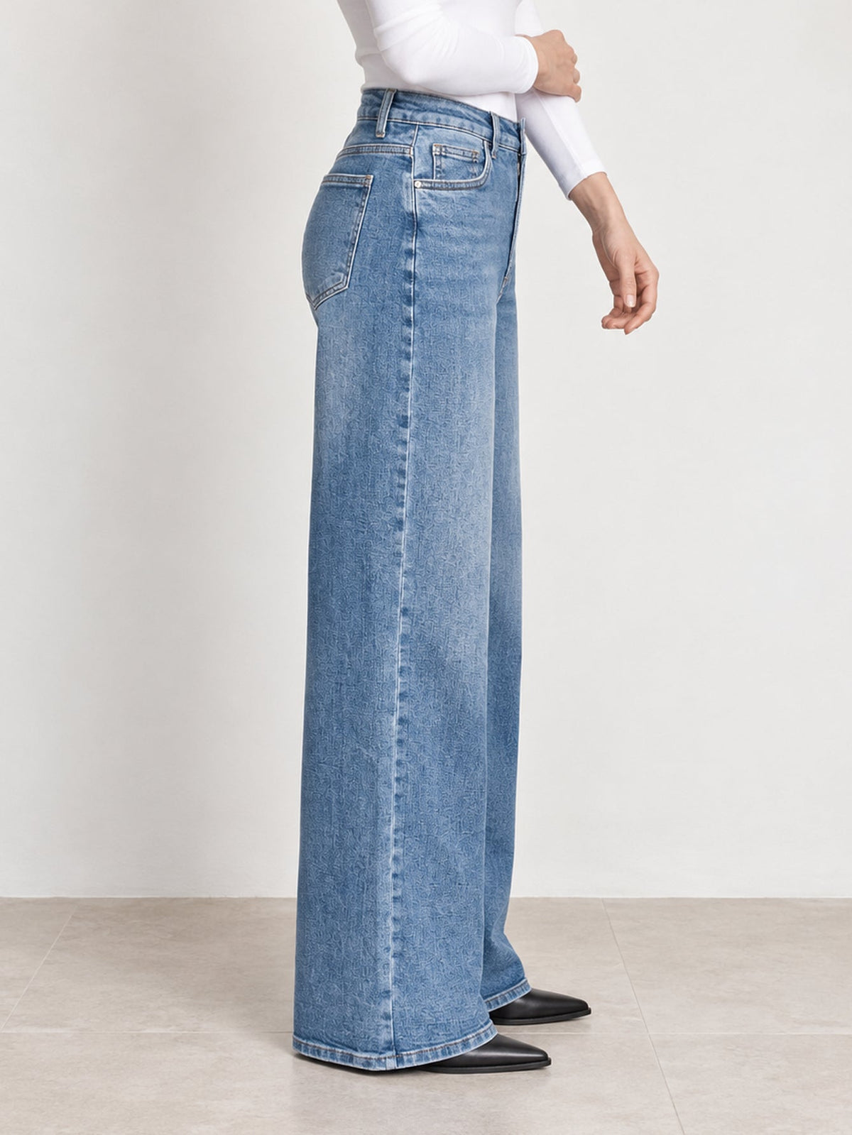 jean en denim pour femme vue 05