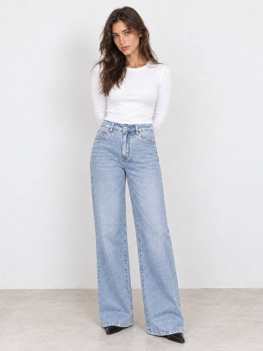 jean en denim pour femme vue 09