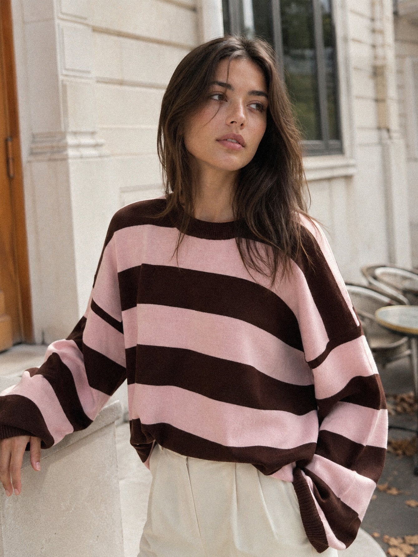 pull imprimé pour femme vue 07