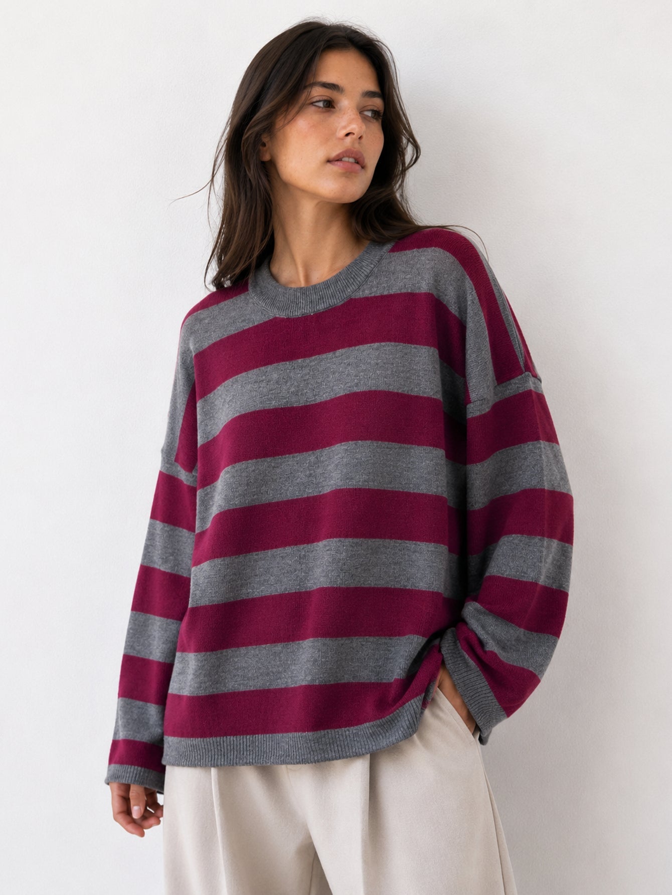 pull imprimé pour femme vue 08