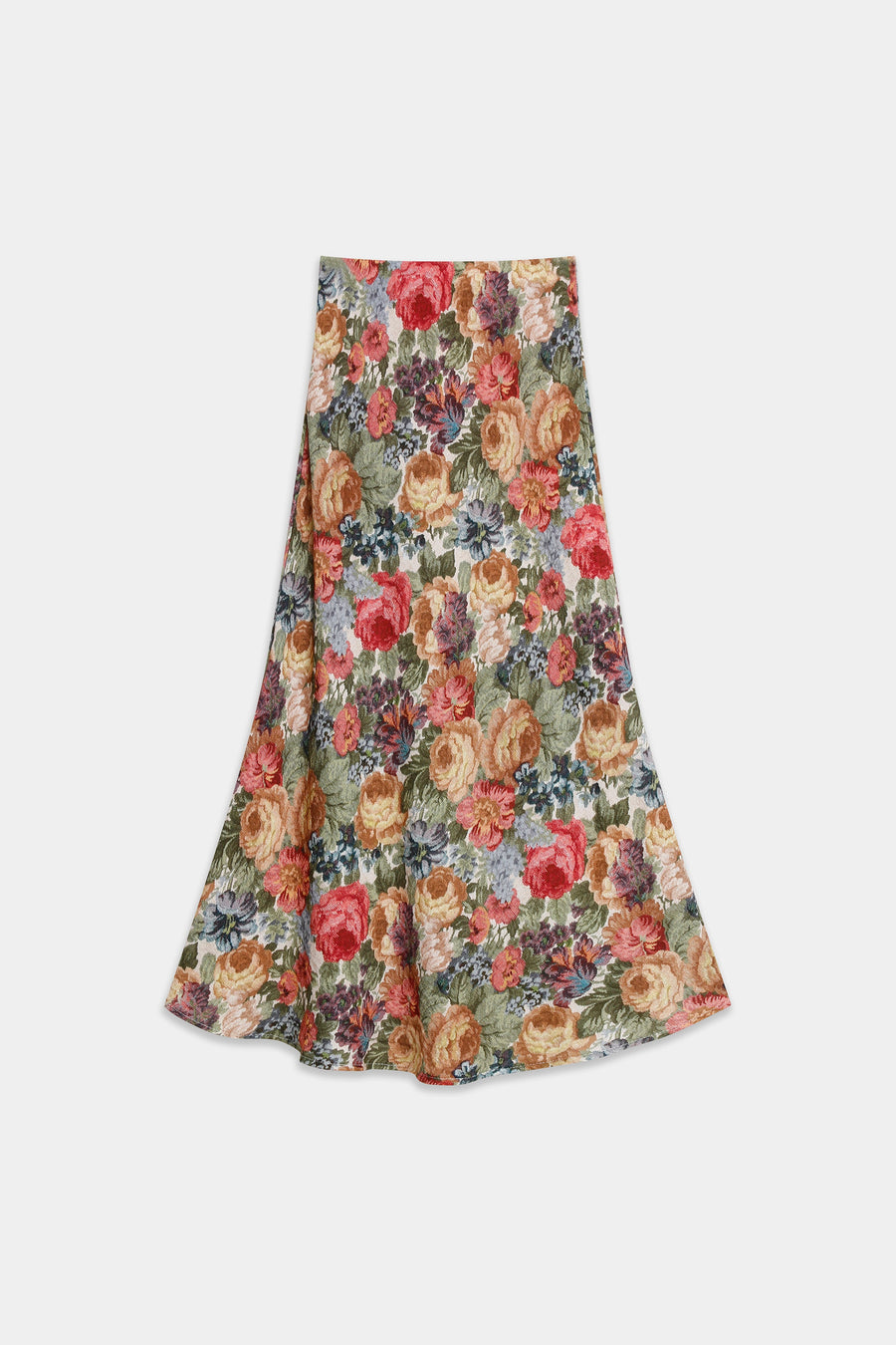 02. 02 jupe midi a fleurs effet jacquard image 4
