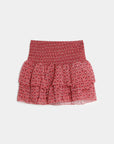 02. 02 jupe mini imprimee fluide a volants taille smockee image 5