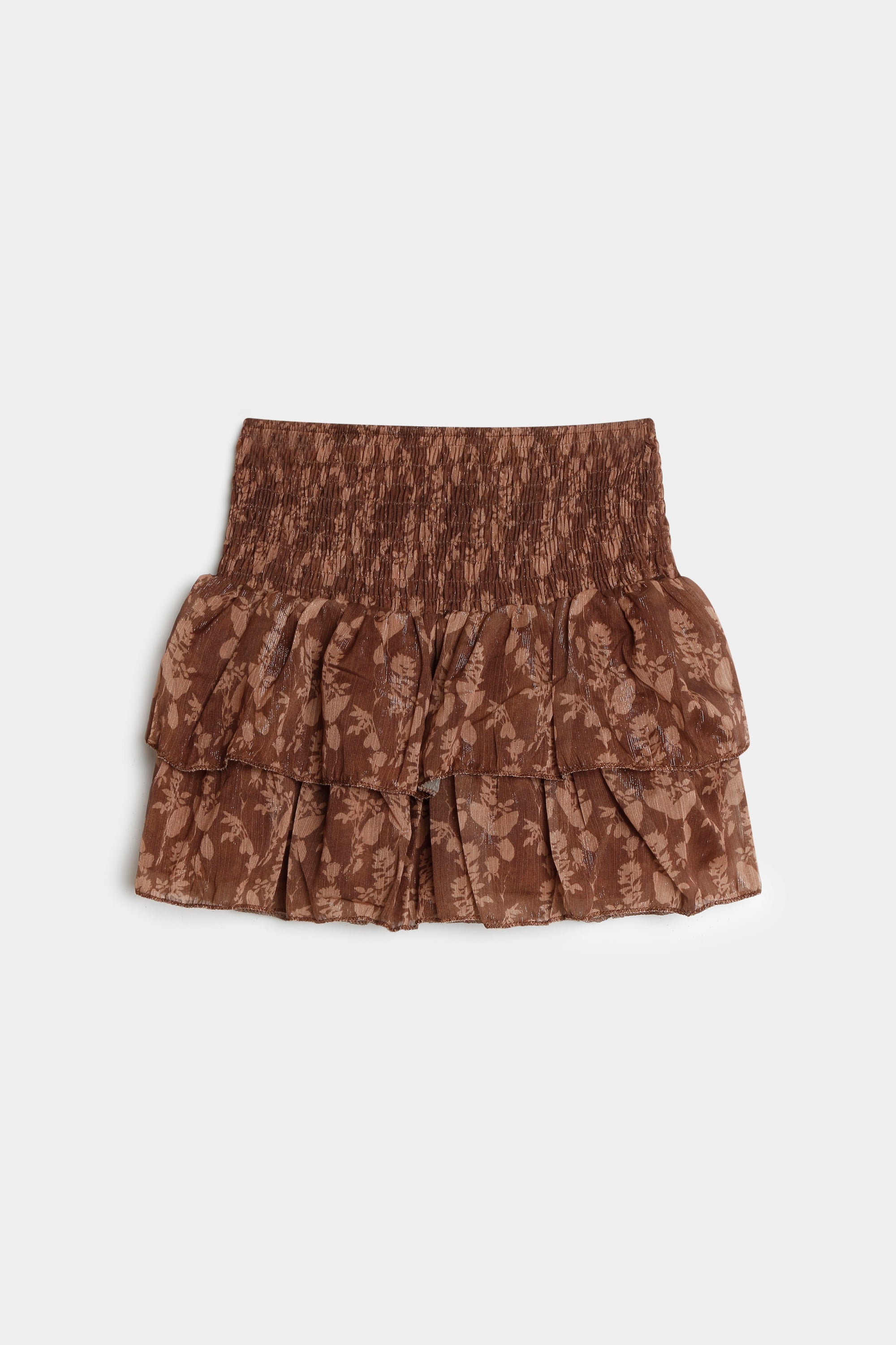 02. 02 jupe a volants florale taille haute smockee image 5