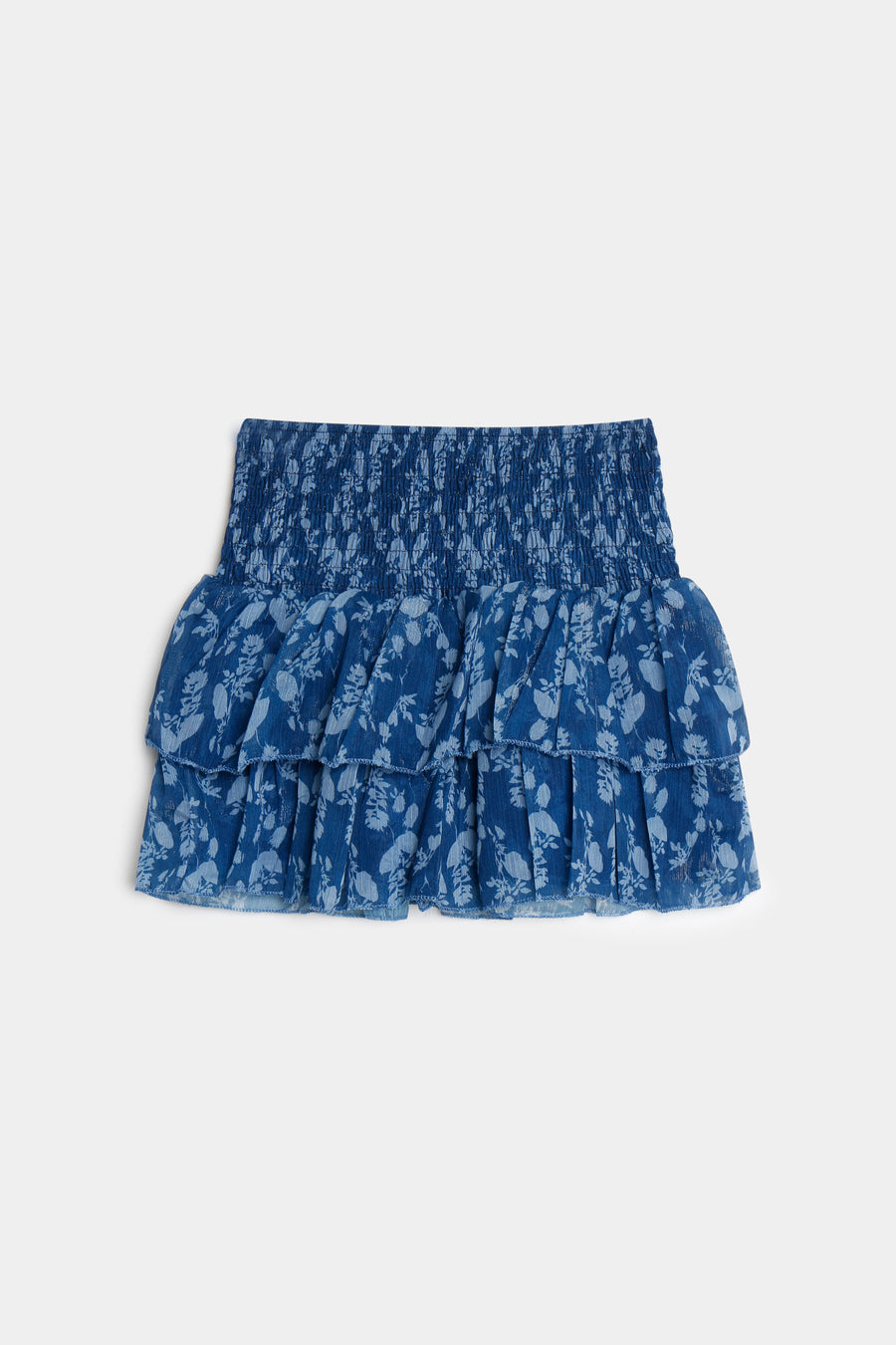 02. 02 jupe a volants florale taille haute smockee image 7