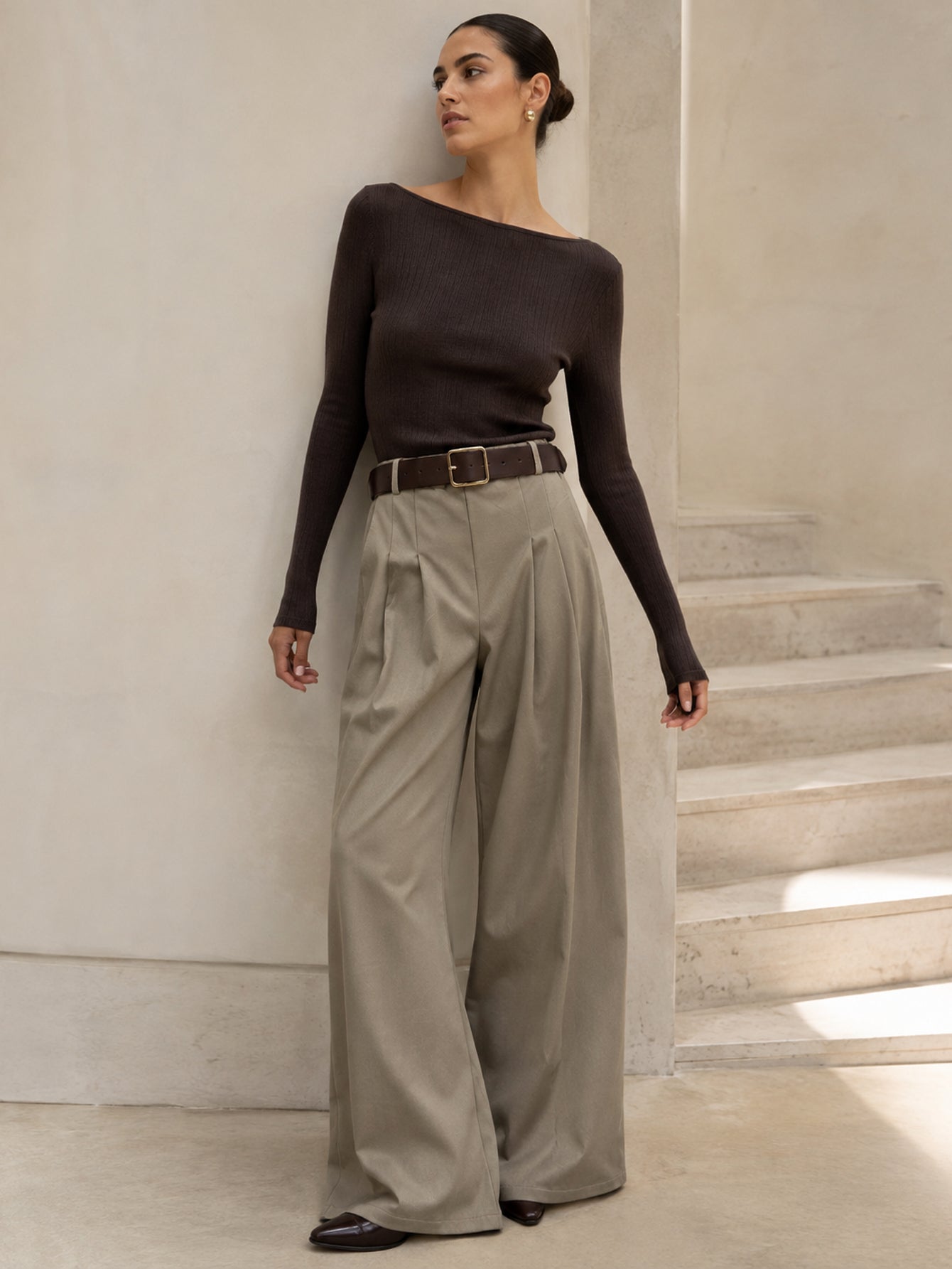 pantalon en polyester pour femme vue 16