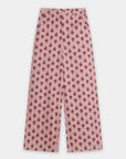 pantalon raye et fleuri dos elastique image 3