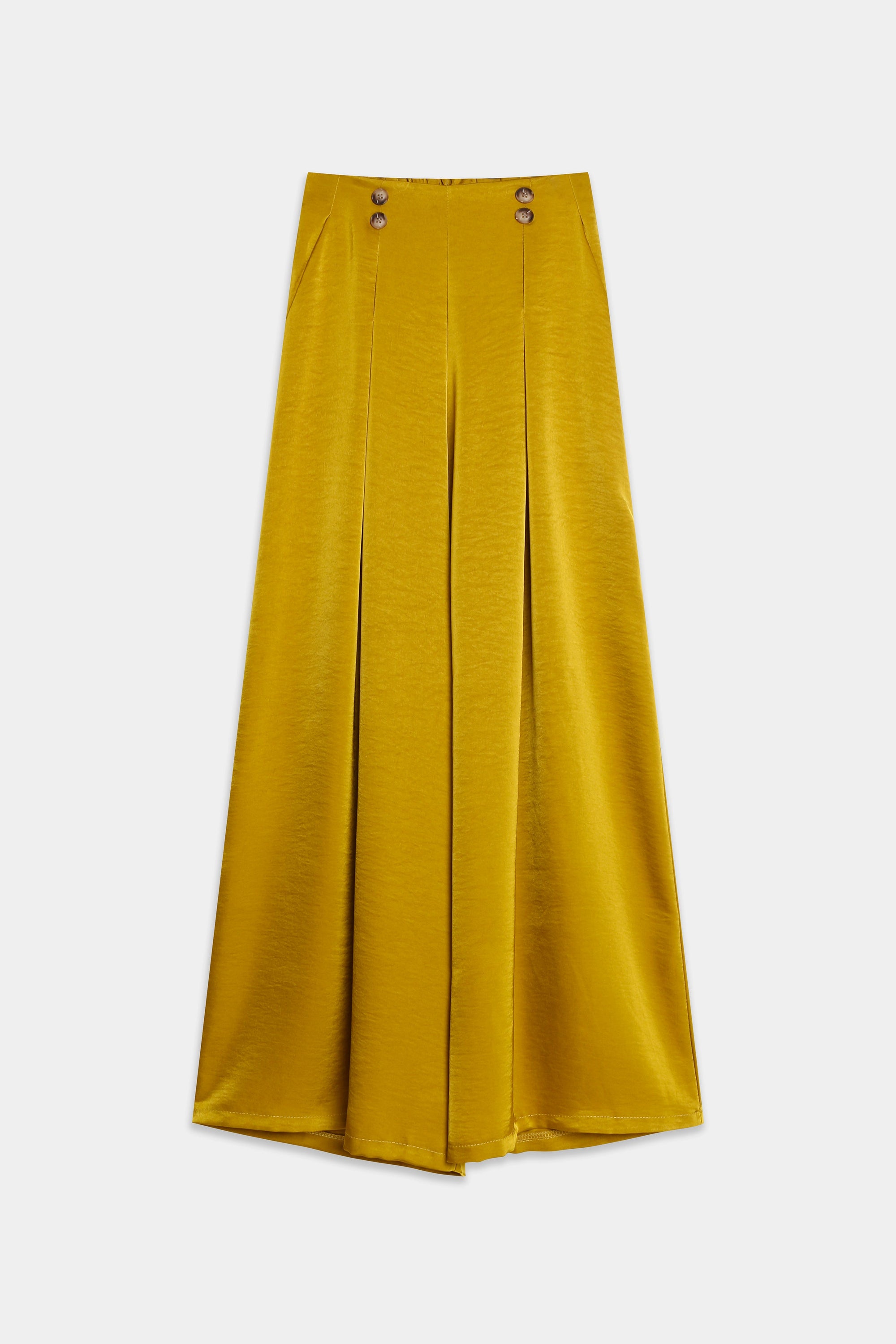 02. 02 pantalon satine taille haute plis et quatre boutons image 4