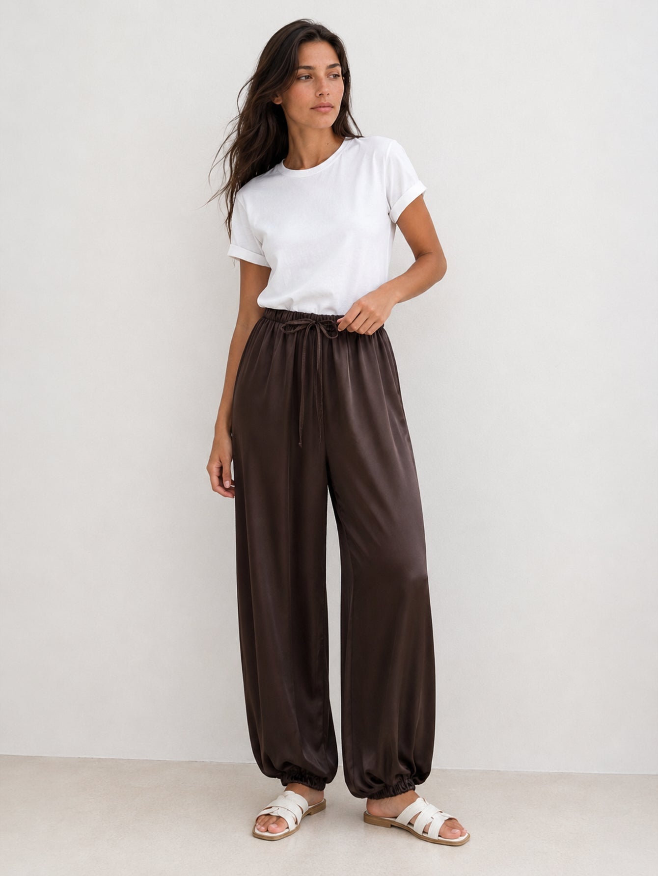 pantalon satiné CAPRI pour femme vue 19
