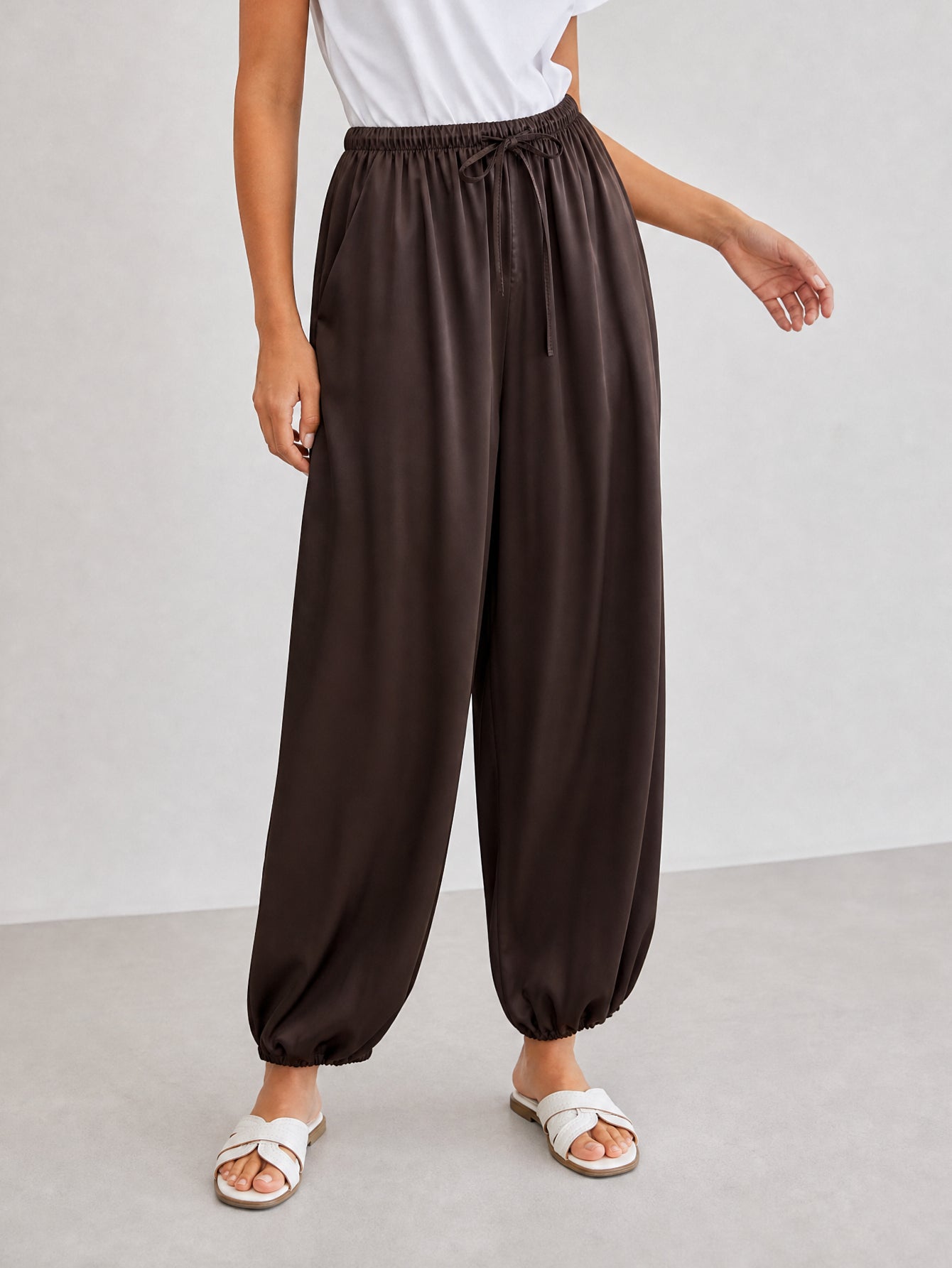 pantalon satiné CAPRI pour femme vue 20