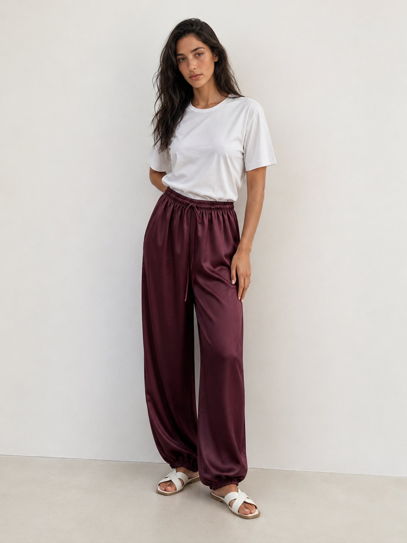 pantalon satiné CAPRI pour femme vue 25