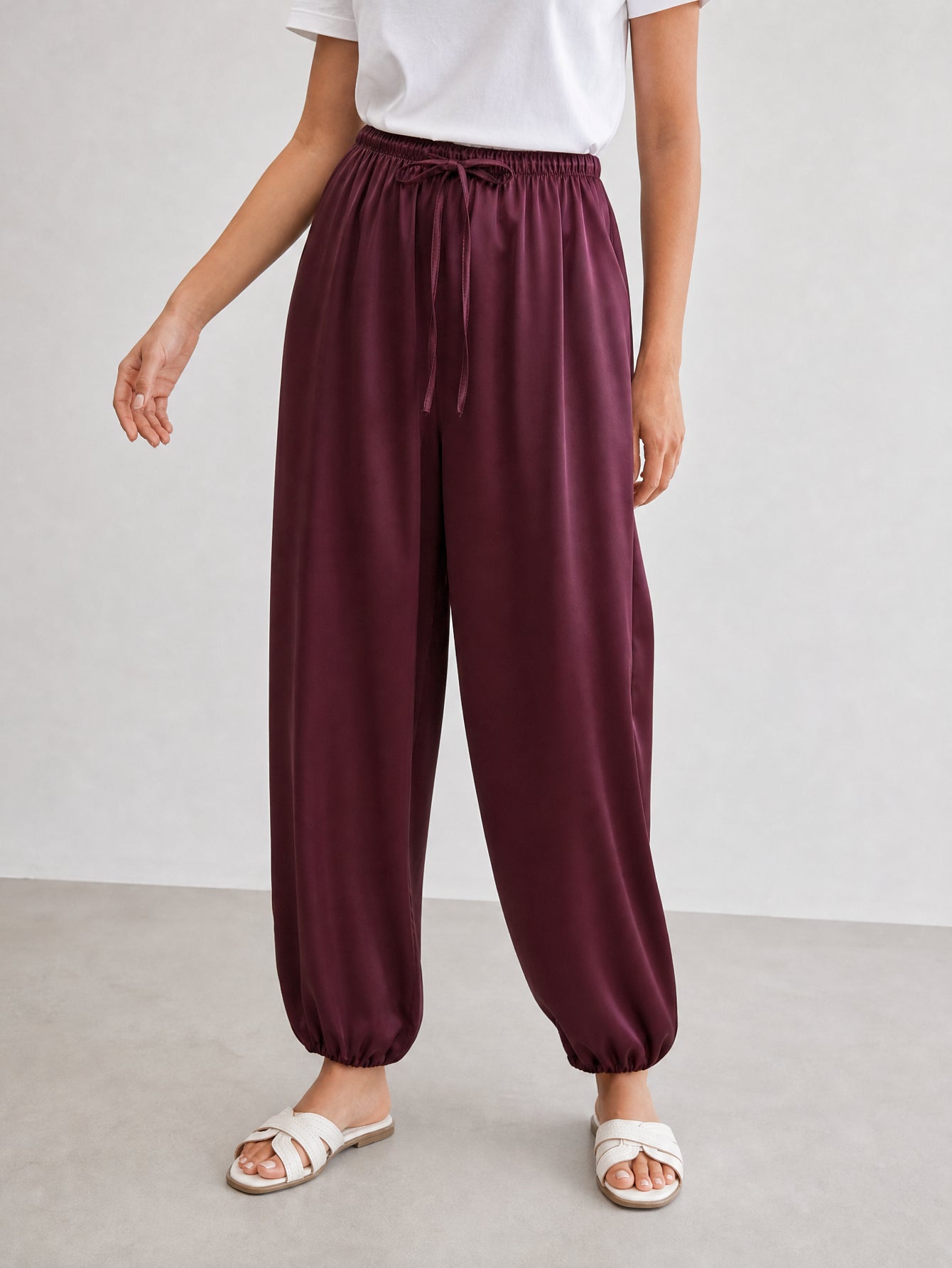 pantalon satiné CAPRI pour femme vue 26