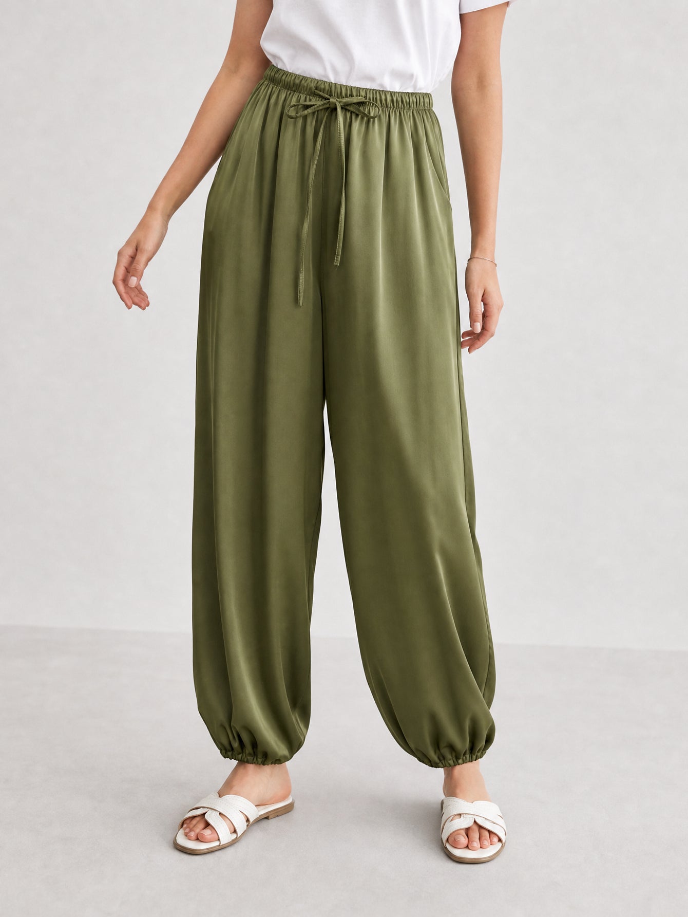 pantalon satiné CAPRI pour femme vue 31