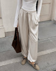 pantalon satiné CAPRI pour femme vue 06