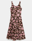 robe evasee fleurie en coton dos smocke image 6