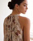 02. 02 robe imprimee midi col halter image 3