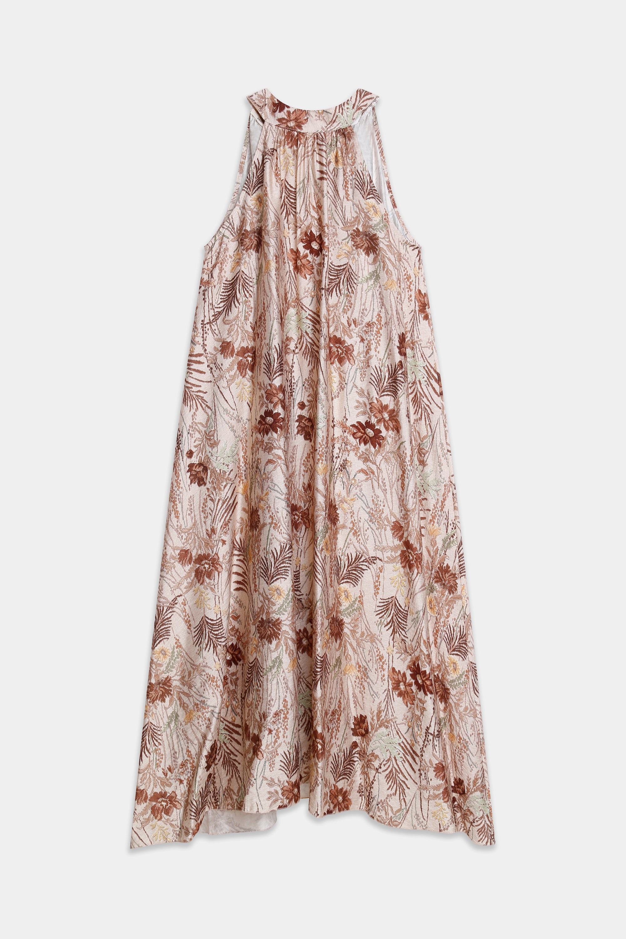 02. 02 robe imprimee midi col halter image 4