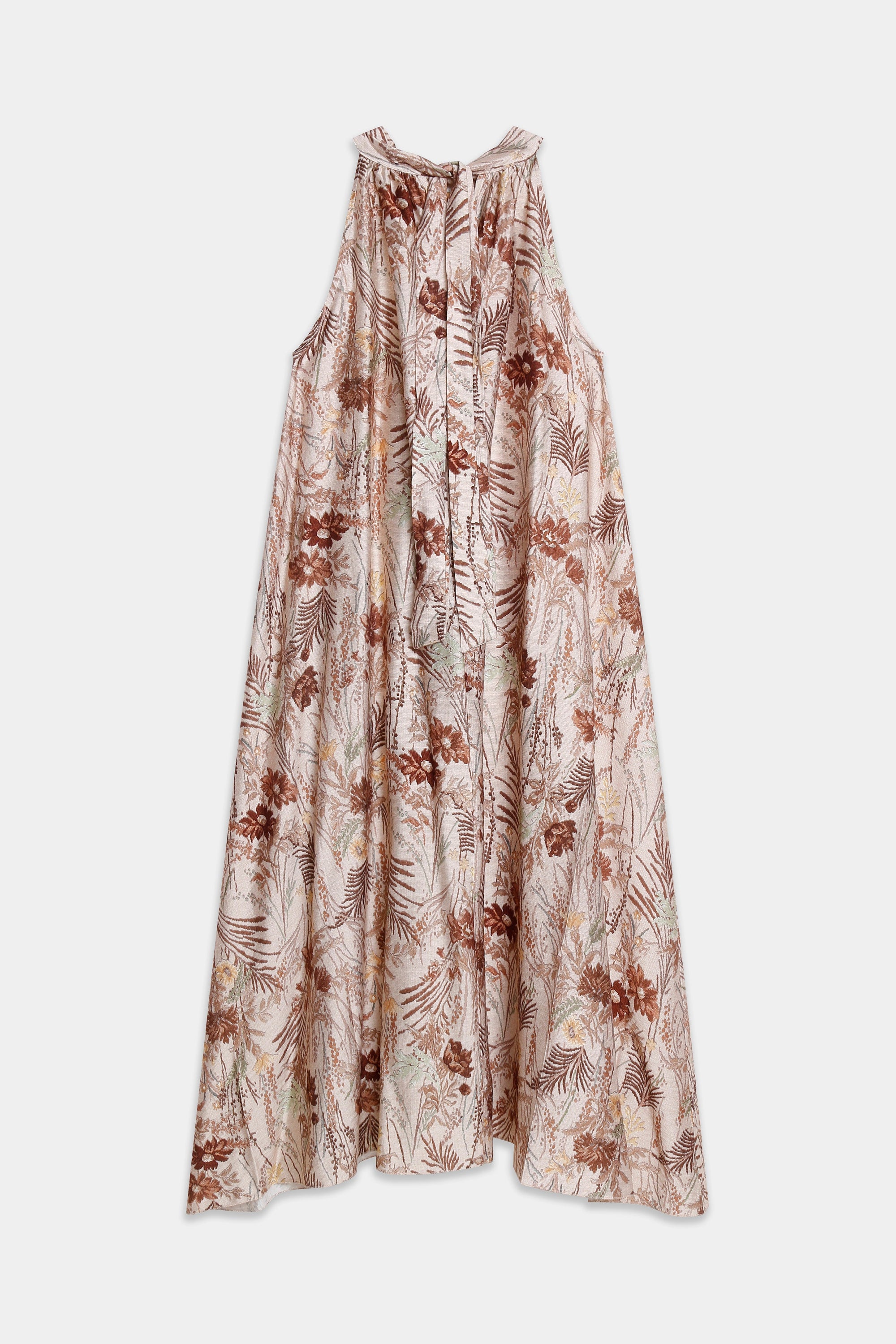 02. 02 robe imprimee midi col halter image 5