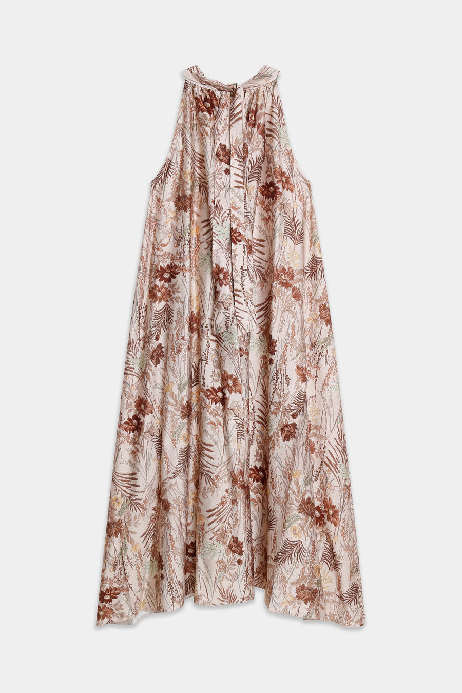 02. 02 robe imprimee midi col halter image 5