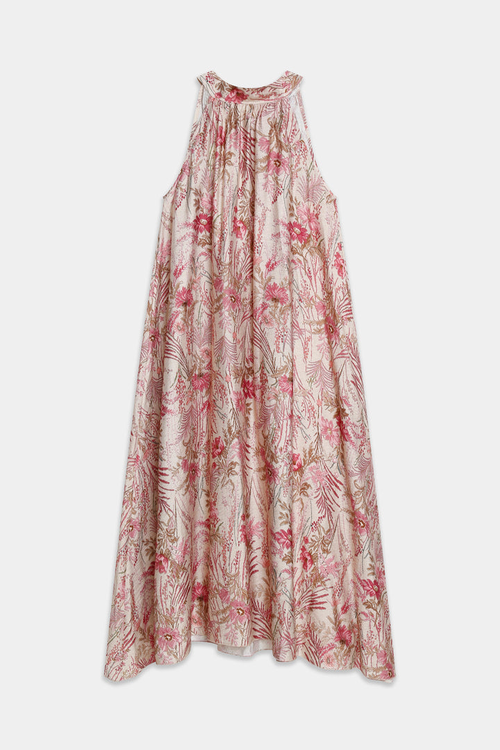 02. 02 robe imprimee midi col halter image 7