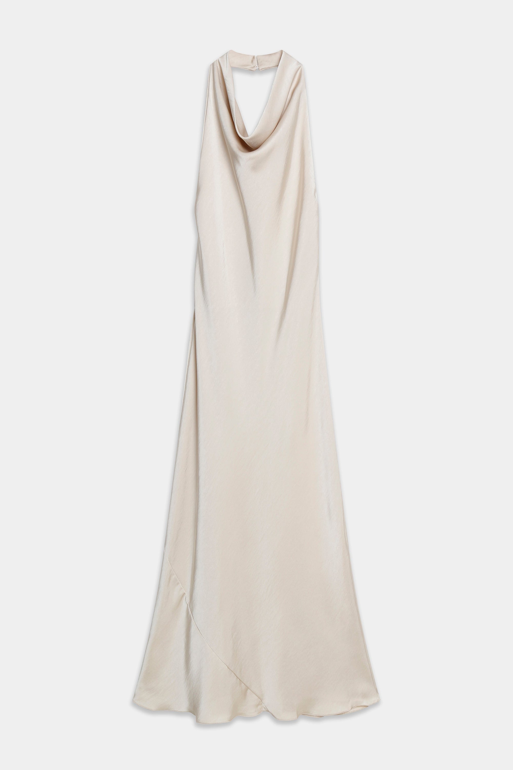 02. 02 robe satinee col halter drapee image 5