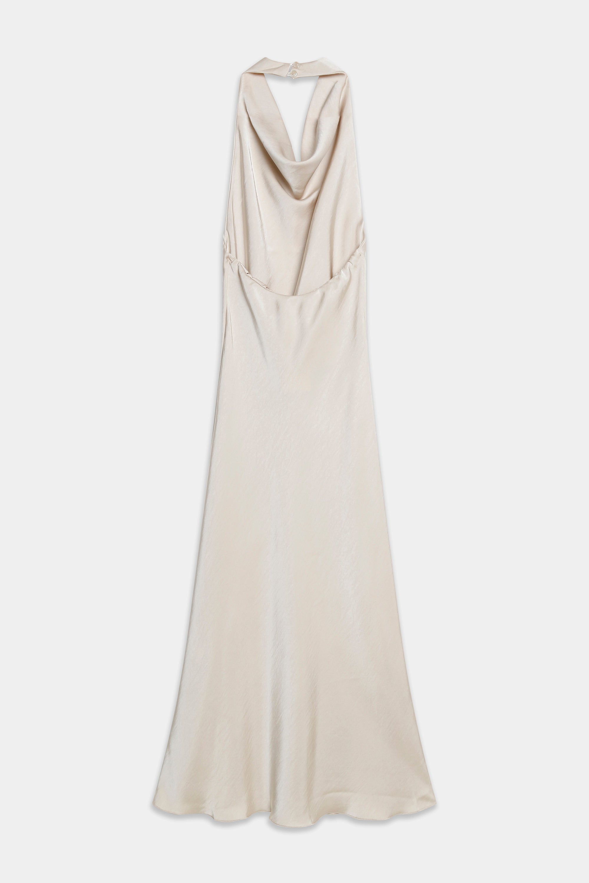 02. 02 robe satinee col halter drapee image 6