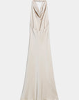 02. 02 robe satinee col halter drapee image 6