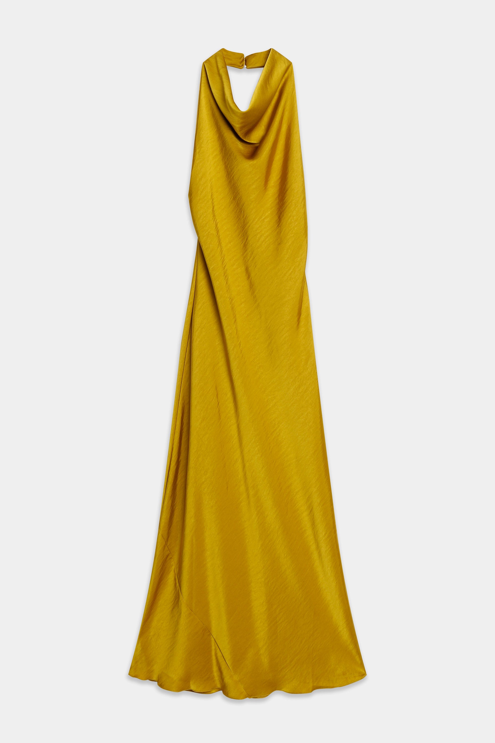 02. 02 robe satinee col halter drapee image 8