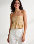 02. 02 t shirt smocke peplum imprime fluide image 1