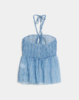 02. 02 t shirt dos nu smocke a rayures peplum image 8