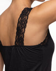 Zoom bretelle dentelle noir