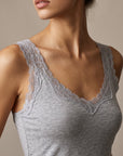 top gris texture jersey