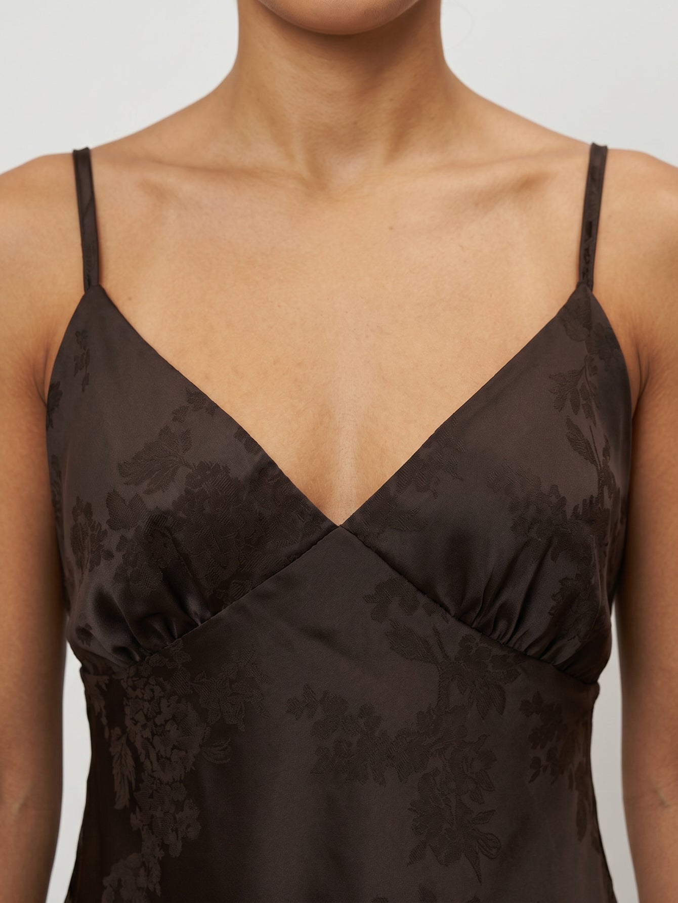 Détail tissu jacquard satiné