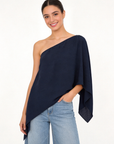 02. top une epaule asymetrique drape texture image 9