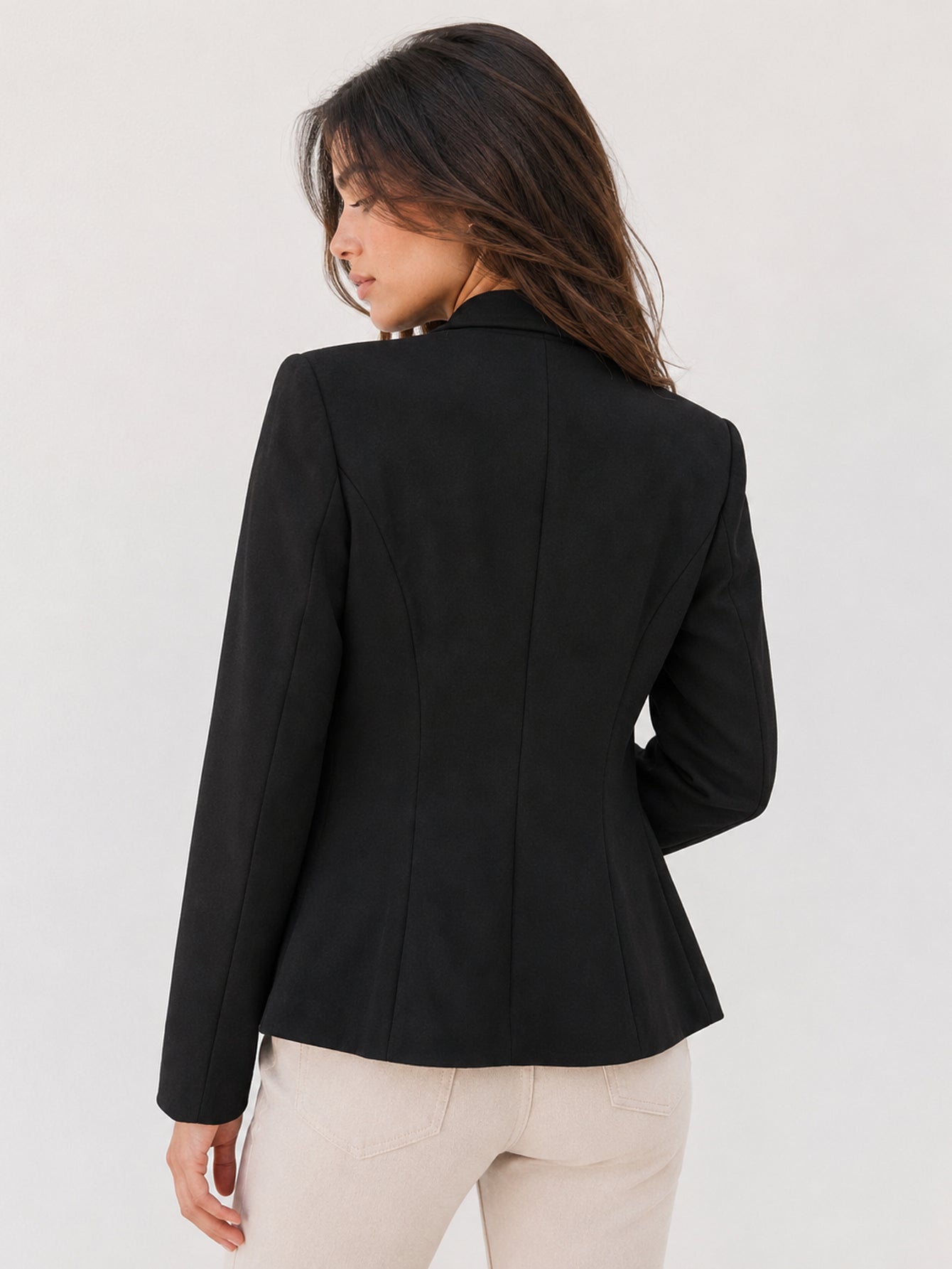 veste officier noire dos