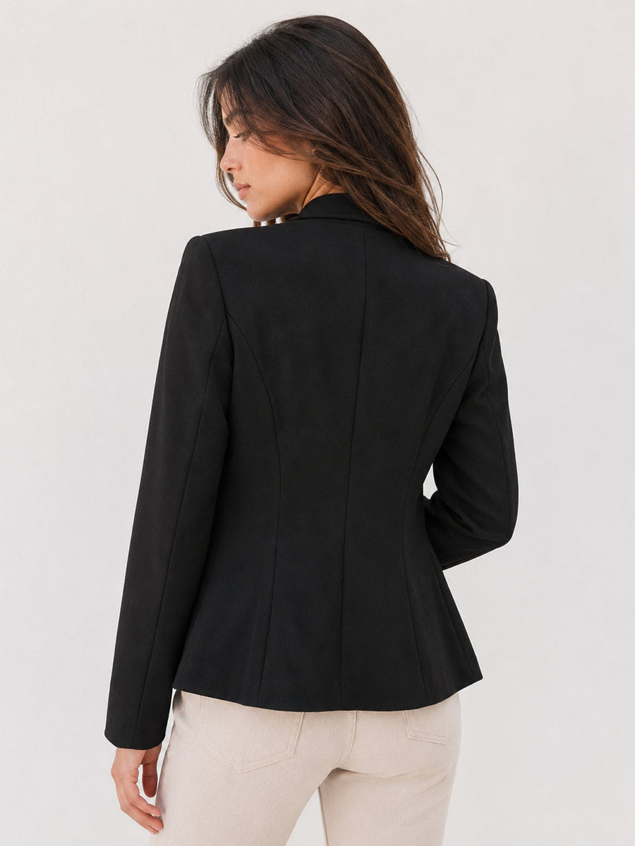 veste officier noire dos